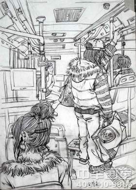天津中举美术教育速写图12
