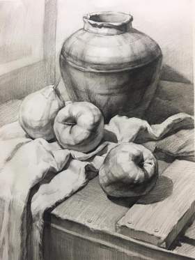 西安兄弟画室美术培训学校素描图8
