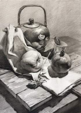 西安兄弟画室美术培训学校素描图5
