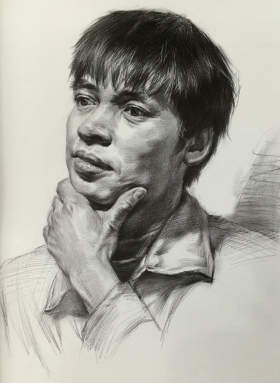大秋画室素描图2