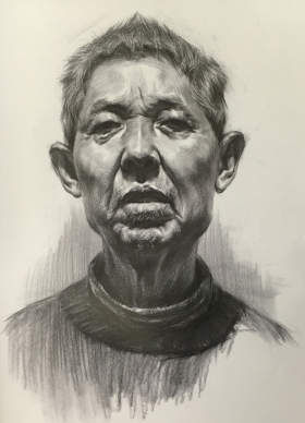 大秋画室素描图4
