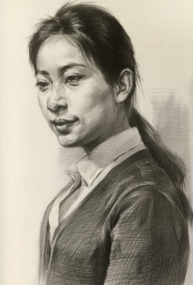 大秋画室素描图1