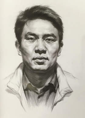大秋画室素描图3