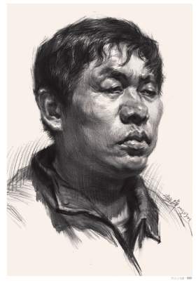 大秋画室素描图11
