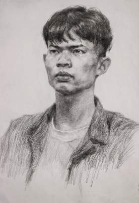 广西卓彩艺术培训学校素描图11