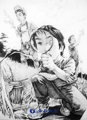 广西卓彩艺术培训学校速写图19