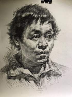 南宁希戈艺术学校素描图2