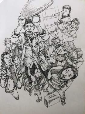 南宁希戈艺术学校速写图1