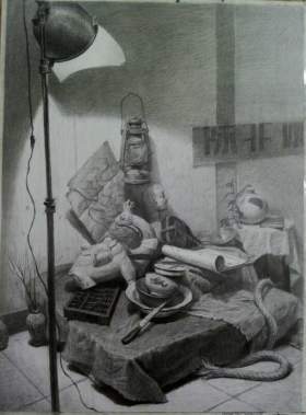 济南壹加壹画室素描图3