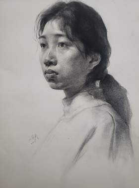 杭州吴越画室素描图12