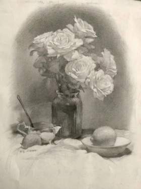 南宁众美画室素描图1