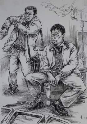 南宁众美画室速写图2