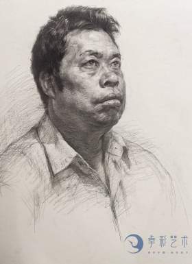 广西卓彩艺术培训学校素描图24