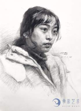 广西卓彩艺术培训学校素描图27
