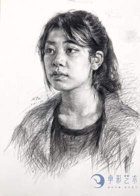 广西卓彩艺术培训学校素描图26