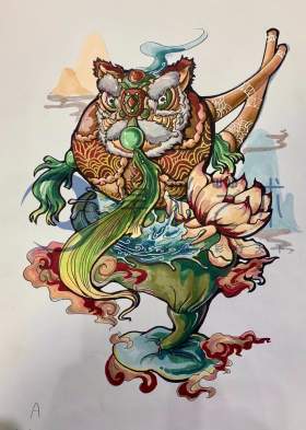 广西卓彩艺术培训学校设计图26