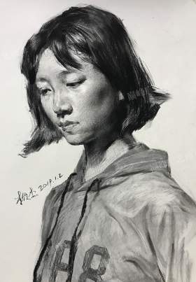 北京巅峰广艺画室素描图18